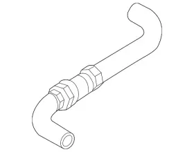 1k0-121-156-bf Audi Genuine Engine Coolant Hose