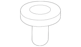 1k0-129-734-b Audi Genuine Mount Bracket Bushing
