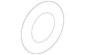 N-906-660-03 Audi Genuine Oil Cooler Line O-ring