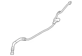 17-22-9-468-404 Bmw Genuine Automatic Transmission Oil Cooler Hose Assembly