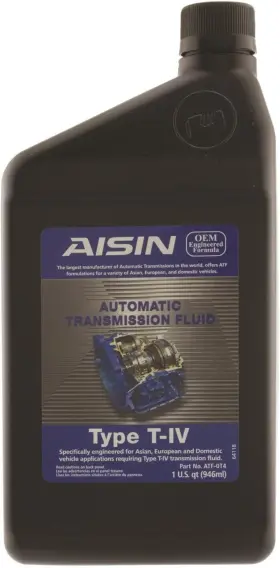 Atf-0t4 Branded Aisin Set Of 15 Quarts Automatic Transmission Fluid Type T-iv Atf-0t4 Branded Aisin Set Of 15 Quarts Automatic Transmission Fluid Type T-iv