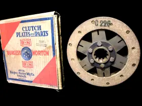 C-368 Burgess Norton Double Disc Clutch Plate 1931 1929 1928 1932 1930 Studebaker Hupmobile Buick Antique 8 3/4 Inch