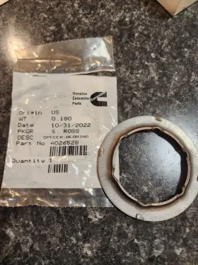 4026528 Cummins Isx Flywheel Spacer For Clutch Throw Out Bearing Oem Nip