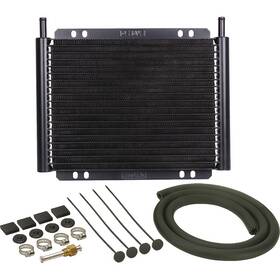 Derale 13503-bdst Performance Series 8000 Plate And Fin Transmission Oil Cooler Set 18