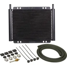 13503-bdst Derale Performance Series 8000 Plate And Fin Transmission Oil Cooler Set 18