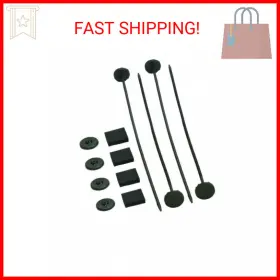 13001 Derale Cooling Products Plastic Rod Mounting Kit Silver