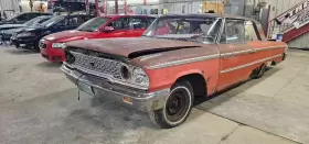 435.fd1s63 Ford 1963 Galaxy Rear Axle Assembly 3.00 Open 9 Inch