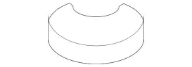 5l7z-7j324-a Ford Genuine Cooler Pipe O-ring 5l7z-7j324-a Ford Genuine Cooler Pipe O-ring