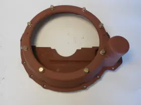 8ba-6392 Ford Flathead Pressed Steel Bellhousing With Starter Plate