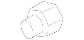 9c3z-7d273-a Ford Genuine Fitting Connector 9c3z-7d273-a Ford Genuine Fitting Connector