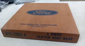 B7c-7550-a Ford Nos 1957 - 1963 Truck 144 223 Clutch Disc 10 Inch Spline