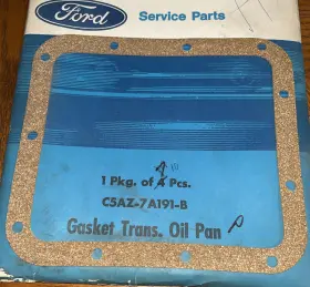 C5az-7a191-b Ford Genuine Transmission Pan Gasket Nos Free Shipping
