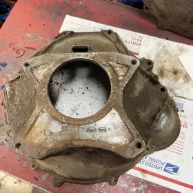 C5da-63 Ford 1965-73 289 302 351w 3 Or 4 Spd Manual Trans Bell Housing Toploader With Plate