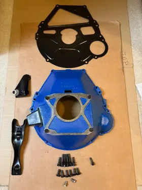 D7ta7505 Ford Truck 351m 400 Bellhousing With Spacer And Pivot Bracket 429-460 # Ad