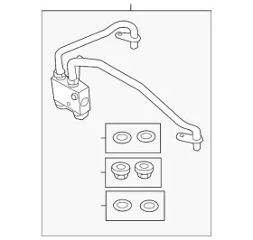 Db5z-7r081-t Ford Genuine Tube Assembly Db5z-7r081-t Ford Genuine Tube Assembly