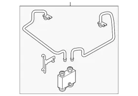 Dt4z7r081a Ford Genuine Tube Assembly