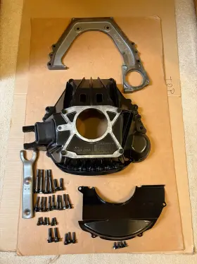 E3ta-7505-d Ford 1983-87 Idi 6.9 Diesel Hydraulic Transmission Bell Housing Bellhousing 7.3