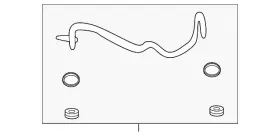 F1fz-7a031-c Ford Genuine Tube F1fz7a031c