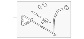 Fl3z-7b028-n Ford Genuine Inlet Tube