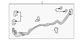 Fl3z-7r081-f Ford Genuine Cooler Pipe