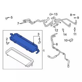 Ford Kr3z-7b142-a Genuine Automatic Transmission Oil Cooler Bracket