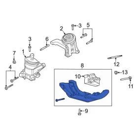 L1mz-6068-b Ford Genuine Trans Mount Bracket