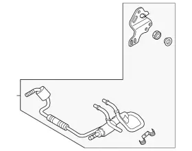 L1mz-7r081-e Ford Genuine Cooler Pipe