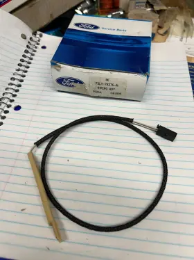 F3ly-7e276-a Ford Lincoln Nos 1993 Auto. Trans. Overdrive Control Switch And Wire