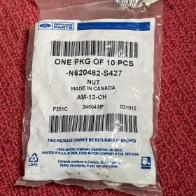 N620482-s439 Ford 8-pack Genuine Support Bar Nut