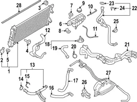Nl1z-7g071-b Ford Genuine Hose And Tube Assembly