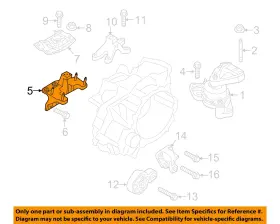 Bb5z7m125a Ford Oem 12-19 Explorer Engine Trans Mounting-trans Mount