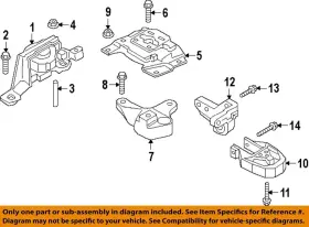 Kv6z6068b Ford Oem 19-23 Transit Connect Engine Trans Mounting-trans Mount