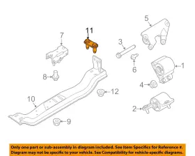 W715387s439 Ford Oem 11-23 E-350 Super Duty-trans Cftmember U-bolt