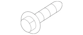 W712146-s442 Ford Genuine Cooler Line Bolt