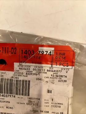 14037974 General Motors Gm Oem 1985-2007 Truck Transmission First / Reverse Gear Retainer Ring