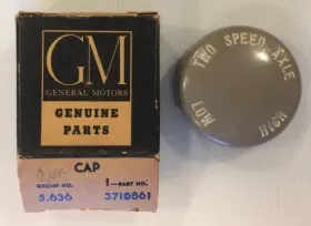 C40-c60 General Motors 3710861 Nos Gm #3710861 Two Speed Axle Shifter Cover 1949-54 Chev Medium Duty