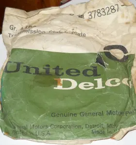3783287 General Motors Nos 1962-67 Corvette Clutch Driven Plates 1959-64 Chevrolet Pg