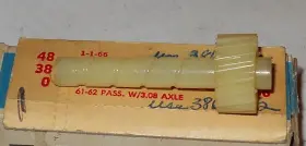 3813088 General Motors Nos 1961-62 Chevrolet 3.08 Gear White Transmission 19 Teeth Speedometer