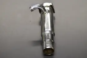 3834119 General Motors Chrome Plated Steel Oil Filler Tube 1963 Corvette 327 With 360 Hp Fi Fuel