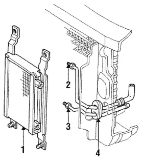 10192786 Gm Genuine Hose Assembly-trans Oil Clear Upper