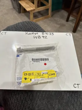 1161-0919 Gm Oem Transmission Mount And Support Bolt