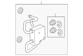 20969591 Gm Genuine Transmission Fluid Cooler Thermal Bypass Valve
