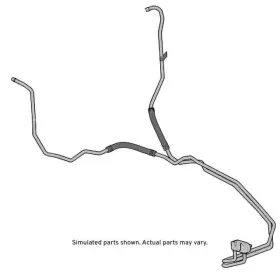 84601961 Gm Genuine Transmission Fluid Cooler Inlet And Outlet Pipe