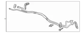 23249500 Gm Genuine Parts Automatic Transmission Fluid Cooler Inlet And Outlet Line