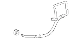 94523445 Gm Genuine Parts Automatic Transmission Fluid Cooler Inlet And Outlet Pipe