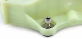 Hyb-sbb-01-04 Hybrid Racing Solid Shifter Base Bushings 02-06 Rsx Base/type-s