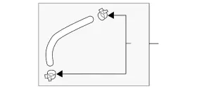 25421-c5600 Hyundai Genuine Inlet Hose