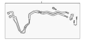 25470-j5150 Hyundai Genuine Hose And Tube Assembly