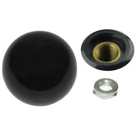 Inl14722b Inline Tube Shift Knob Manual Transmission Black Without Numbers Includes Lock Nut Hurst 2pc