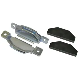Inl14823 Inline Tube Transmission Crossmember Support Mount Brackets And Insulators 1964-67 Lemans